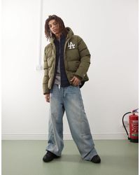 '47 - La Dodgers Padded Hooded Coat - Lyst