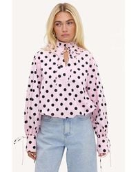 Loavies - Spellbound Soul Polka-Dot Blouse - Lyst