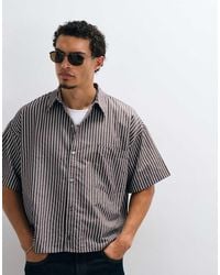 Reclaimed Vintage - Short Sleeve Boxy Shirt - Lyst