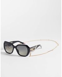 Missoni Sunglasses - Missoni Oversized Chain Sunglasses With Shaded Lenses - Lyst