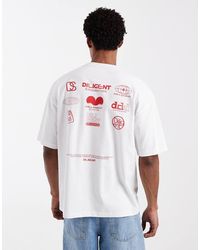 ASOS - Heavyweight Oversized T-shirt With Back Graphic - Lyst
