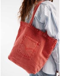 Levi's - Back Pocket Denim Tote Bag - Lyst