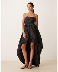 True Decadence - Strapless Hi Low Maxi Dress - Lyst