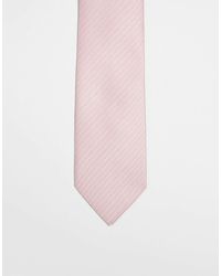 ASOS - Tie With Mono Print - Lyst
