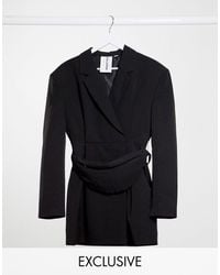 collusion blazer dress with utility details