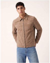 Harry Brown - Remo Suede Harrington Jacket - Lyst
