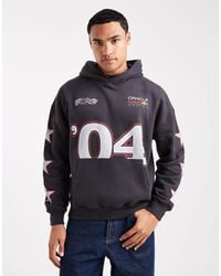 Hollister - Sweat à capuche f1 coupe carrée avec imprimé au dos - Lyst