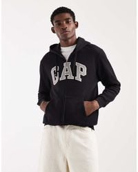 Gap - Logo Zip Through Hoodie - Lyst