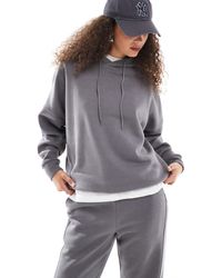 Noisy May - Sweat à capuche d'ensemble coupe ample - anthracite - Lyst