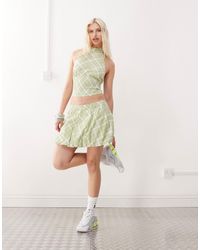 Collusion - Puff Ball Mini Skirt Co-ord - Lyst