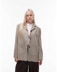 ASOS - Tailored High Break Point Oversized Jacket - Lyst