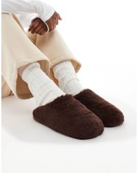 SEQWL - Fluffy Mule Slippers - Lyst