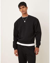 ASOS - – essentials – kastiges relaxed-fit-sweatshirt - Lyst