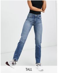 ONLY - Erica Slim Straight Leg Jeans - Lyst