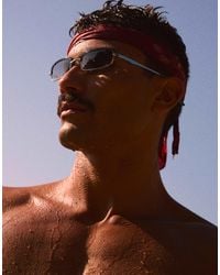 Bershka - – sonnenbrille aus metall - Lyst