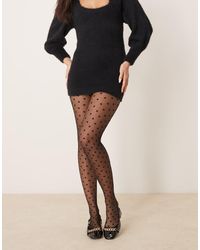 ASOS - Medium Polka Dot Tights - Lyst