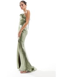 True Decadence - Cowl-Neck Slip Maxi Dress - Lyst