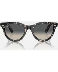 Ray-Ban - Wayfarer Way Round Sunglasses With Lens - Lyst