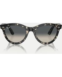 Ray-Ban - Wayfarer Way Round Sunglasses With Lens - Lyst
