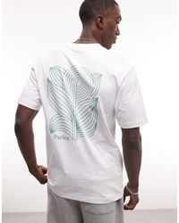 Parlez - Short Sleeve Astor T-shirt With Back Graphic - Lyst