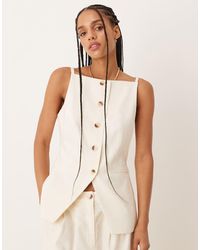 Nobody's Child - Longline Tailored Waistcoat - Lyst
