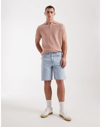 Only & Sons - Edge Straight Fit Denim Shorts - Lyst