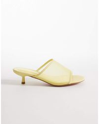 Glamorous - Kitten Heel Mesh Sandals - Lyst