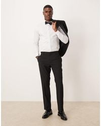 ASOS - Slim Tuxedo Trousers - Lyst