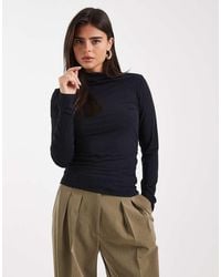 Levi's - Nina High Neck Long Sleeve T-shirt - Lyst