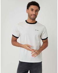 Threadbare - Graphic Cotton Ringer T-Shirt - Lyst