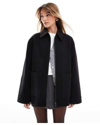 ASOS - Top Collar Harrington Jacket - Lyst