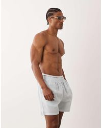 Calvin Klein - Seersucker Shorts - Lyst