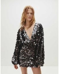 Pull&Bear - Short Sequin Dress - Lyst