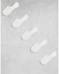 ASOS - 5 Pack Invisible Liner Socks - Lyst