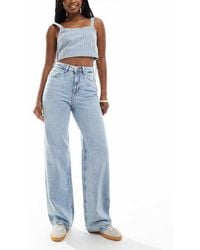 Vero Moda - Jeans Met Wijde Pijpen En Hoge Taille - Lyst