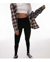 TOPSHOP - Basic Legging Tot Op De Enkels - Lyst