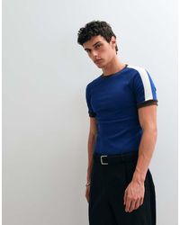 ASOS - Muscle Fit Raglan Ringer T-Shirt - Lyst