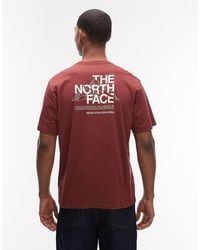 The North Face - Mountain Sketch Back Print T-shirt - Lyst