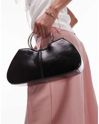 TOPSHOP - Griffith Metal Ring Handle Grab Bag - Lyst