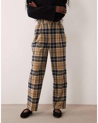 Barbour - Delilah Straight Leg Tartan Check Trousers - Lyst