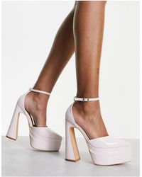 Truffle Collection - Pointed Platform High Heeled Shoes - Lyst