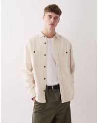 ASOS - Textured Overshirt - Lyst