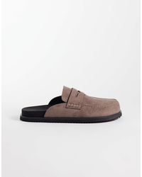 ASOS - Penny Loafer Mules - Lyst