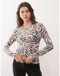 Noisy May - Top Van Mesh - Lyst