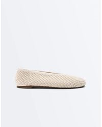 Oysho - Crochet Ballet Flats - Lyst