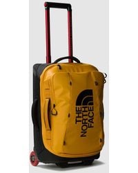 The North Face - Maleta De 22" Amarilla Y Negra Con Ruedas Base Camp Rolling Thunder De -Amarillo - Lyst
