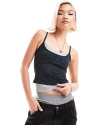 Collusion - Double Layer Washed Cami - Lyst