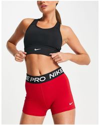 Nike Pro 365 3-inch legging Shorts - Red