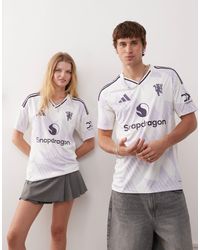 adidas Originals - Adidas football - manchester united 25/26 - maillot extérieur - et violet - Lyst