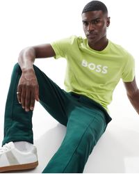 BOSS - Boss Chest Logo T-shirt - Lyst